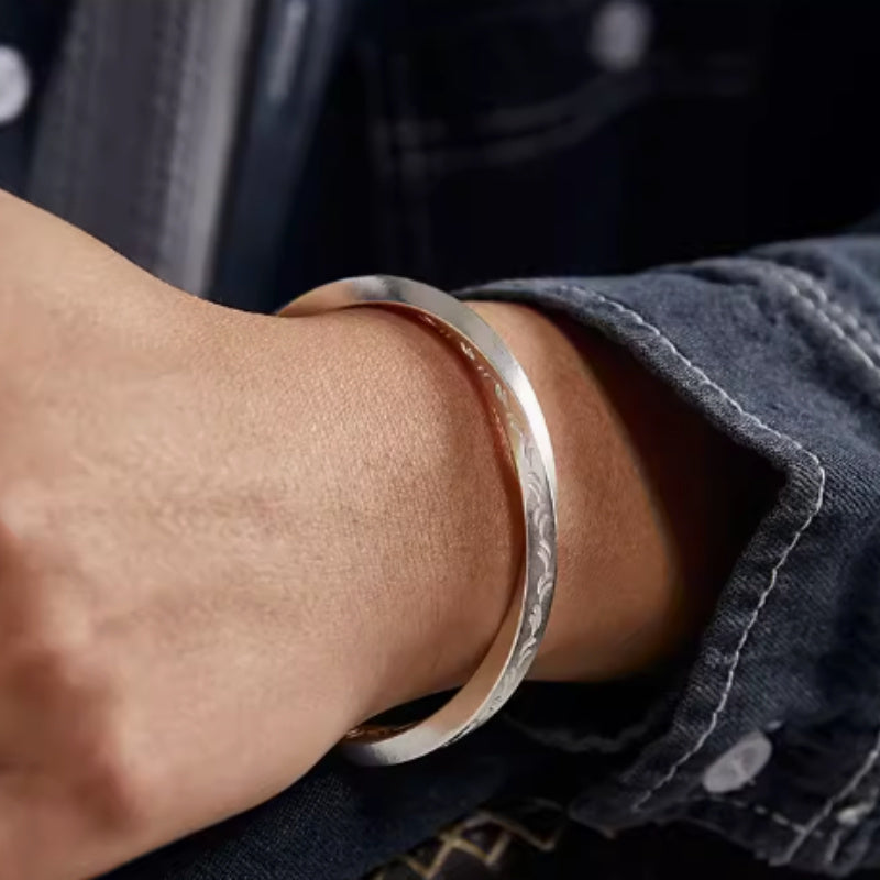 MEN'S SILVER BRACELET